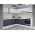 Set Mobila Bucatarie Colt Mina Dual 240*240 Gri Antracit/Alb C113