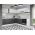 Set Mobila Bucatarie Colt Mina Dual 240*240 Gri Antracit/Alb C113