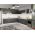 Set Mobila Bucatarie Colt Mina Grafit 280*280 Gri Antracit - C92