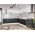 Set Mobila Bucatarie Colt Mina Yang 280*280 Ferrara/Alb C146