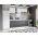Set Mobila Bucatarie Mina Dual 200 Gri Antracit/Alb C95