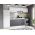 Set Mobila Bucatarie Mina Dual 220 Gri Antracit/Alb C103