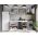 Set Mobila Bucatarie Mina Dual 220 Gri Antracit/Alb C103