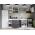 Set Mobila Bucatarie Mina Dual 240 Gri Antracit/Alb C100