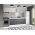 Set Mobila Bucatarie Mina Dual 260 Gri Antracit/Alb C108