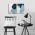 Set 2 tablouri decorative, 2P3040CIZC-02, Canvas, 28 x 38 cm, 2 piese, Multicolor