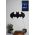 Decoratiune luminoasa LED, Batman, MDF, 60 LED-uri, Albastru