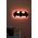 Decoratiune luminoasa LED, Batman, MDF, 60 LED-uri, Rosu