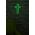 Decoratiune luminoasa LED, Cross Sign, Benzi flexibile de neon, DC 12 V, Verde