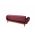 Canapea extensibila cu 3 locuri, Unique Design, 867UNQ1328, Lemn de carpen, Rosu claret