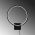 Aplica de perete, Fresno, 119FRS1105, Metal, Negru