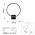 Aplica de perete, Fresno, 119FRS1105, Metal, Negru