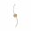 Aplica de perete, Fresno, 119FRS1111, Metal, Auriu