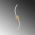 Aplica de perete, Fresno, 119FRS1111, Metal, Auriu