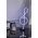Lampa de masa, Curlux, 509CRL1108, Aluminiu, Alb