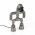 Lampa de masa, Evila Originals, 791EVL1563, Metal turnat, Negru
