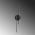 Aplica de perete, Fresno, 119FRS1110, Metal, Negru