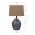 Lampa de masa, Hmy Design, 687HMY1589, Metal, Albastru/Maro