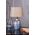 Lampa de masa, Hmy Design, 687HMY1589, Metal, Albastru/Maro