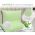 Set 2 perne Alcam, Bamboo Sense, 50x70 cm