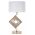 Lampa de masa Move, Mauro Ferretti, Ø30 x 56 cm, 1 x E27, 40W, fier/textil, auriu/alb