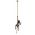 Lustra Monkey, Mauro Ferretti, Ø27 x 60 cm, 1 x E27, 20W, polirasina, negru