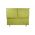 Pat matrimonial, Stockholm, Pillows E, 140x200 cm, saltea tip Pocket, topper memory, Verde