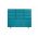 Pat matrimonial, Stockholm, Harmony E, 140x200 cm, saltea tip Pocket, topper memory, Albastru turcoaz