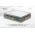 Pat matrimonial, Stockholm, Chester E, 160x200 cm, saltea tip Pocket, topper memory, Gri