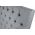 Pat matrimonial, Stockholm, Chester E, 160x200 cm, saltea tip Pocket, topper memory, Gri