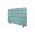 Pat matrimonial, Stockholm, Harmony E, 160x200 cm, saltea tip Pocket, topper memory, Mint