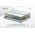 Pat matrimonial, Stockholm, Dots E, 180x200 cm, saltea tip Pocket, topper memory, Mint