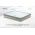 Pat matrimonial, Stockholm, Buttons E, 180x200 cm, saltea tip Pocket, topper memory, Gri