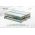 Pat matrimonial, Stockholm, Classic E, 180x200 cm, saltea tip Pocket, topper memory, Mint