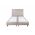 Pat matrimonial, Stockholm, Dots E, 180x200 cm, saltea tip Pocket, topper memory, Taupe