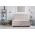 Pat matrimonial, Stockholm, Dots E, 180x200 cm, saltea tip Pocket, topper memory, Taupe