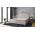Pat matrimonial, Stockholm, Dots E, 180x200 cm, saltea tip Pocket, topper memory, Taupe