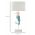 Lampa de masa Sea Horse, Mauro Ferretti, 1x E27, 40W, 30.5x66.5 cm, polirasina/fier/textil, multicolor