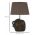 Lampa de masa Tribal -A, Mauro Ferretti, 1x E27, 40W, 30.5x46 cm, polirasina/fier/textil, maro/auriu