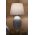 Lampa de masa Wave, Mauro Ferretti, 1x E27, 40W, 35x65 cm, polirasina/fier/textil, auriu/alb