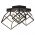 candelabru led 46w 3000k 64.5x55x42cm - negru