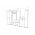 Set Hol Como V1, Antracit/Alb, L 300 cm