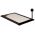 Sisal Plat cu Rama 70x45 cm Maro cu Jucărie 4323