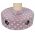 Ansamblu Fleece Junior, 27 x 45 cm, Mov deschis, 42930
