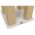 Ansamblu Be Nordic Jonte, 38 x 38 x 115 cm, Alb, 44745