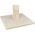 Sisal Plat cu Stalp Baena, 38 x 38 x 69 cm, Bej, 43370