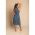 Rochie Midi Cu Imprimeu De Buline Moulisha, Albastru