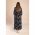Rochie Maxi Cu Imprimeu Mori, Neagra