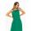 Rochie Maxi Plisata Fara Maneci Idella, Verde
