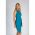 Rochie Mini ElegantÄƒ Cu Un UmÄƒr È˜i FustÄƒ ÃŽncruciÈ™atÄƒ Ireland, Albastru Petrol